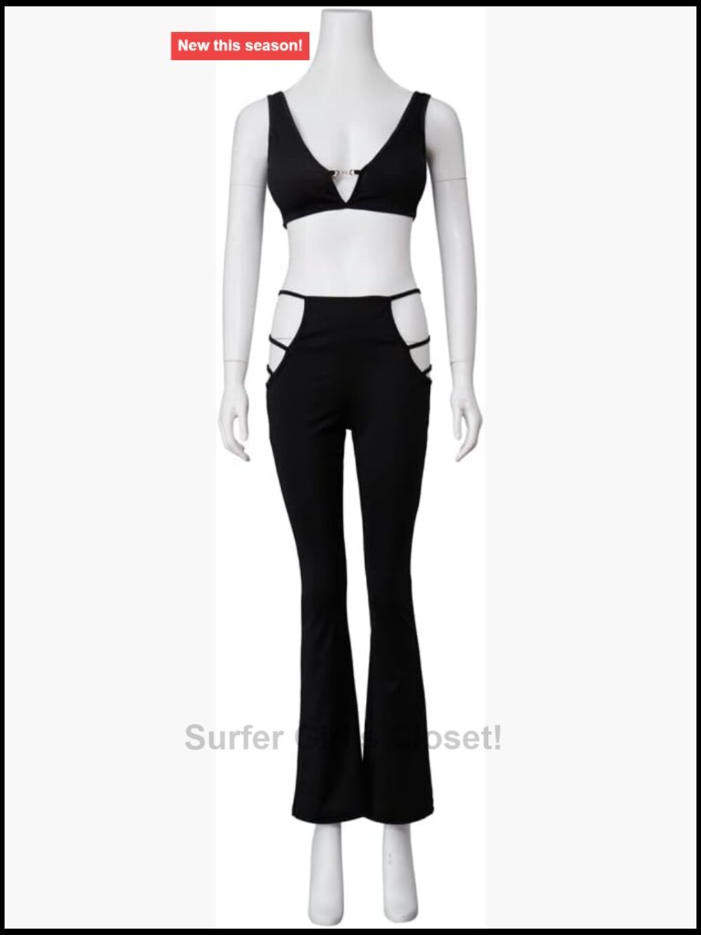 Maddy Perez Cosplay Costume Sexy Hollow Crop Top and Cutout Pants Set